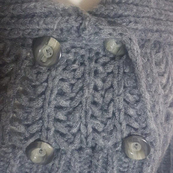 Hugo Boss mohair blend Dbl breasted  baby doll style cardigan - Picture 3 of 11